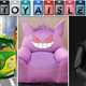 Super7's Ultimates TMNT Party Wagon, the Pokémon Company's Gengar Chair, and Bandai's S.H. Figuarts Mandalorian Luke Skywalker
